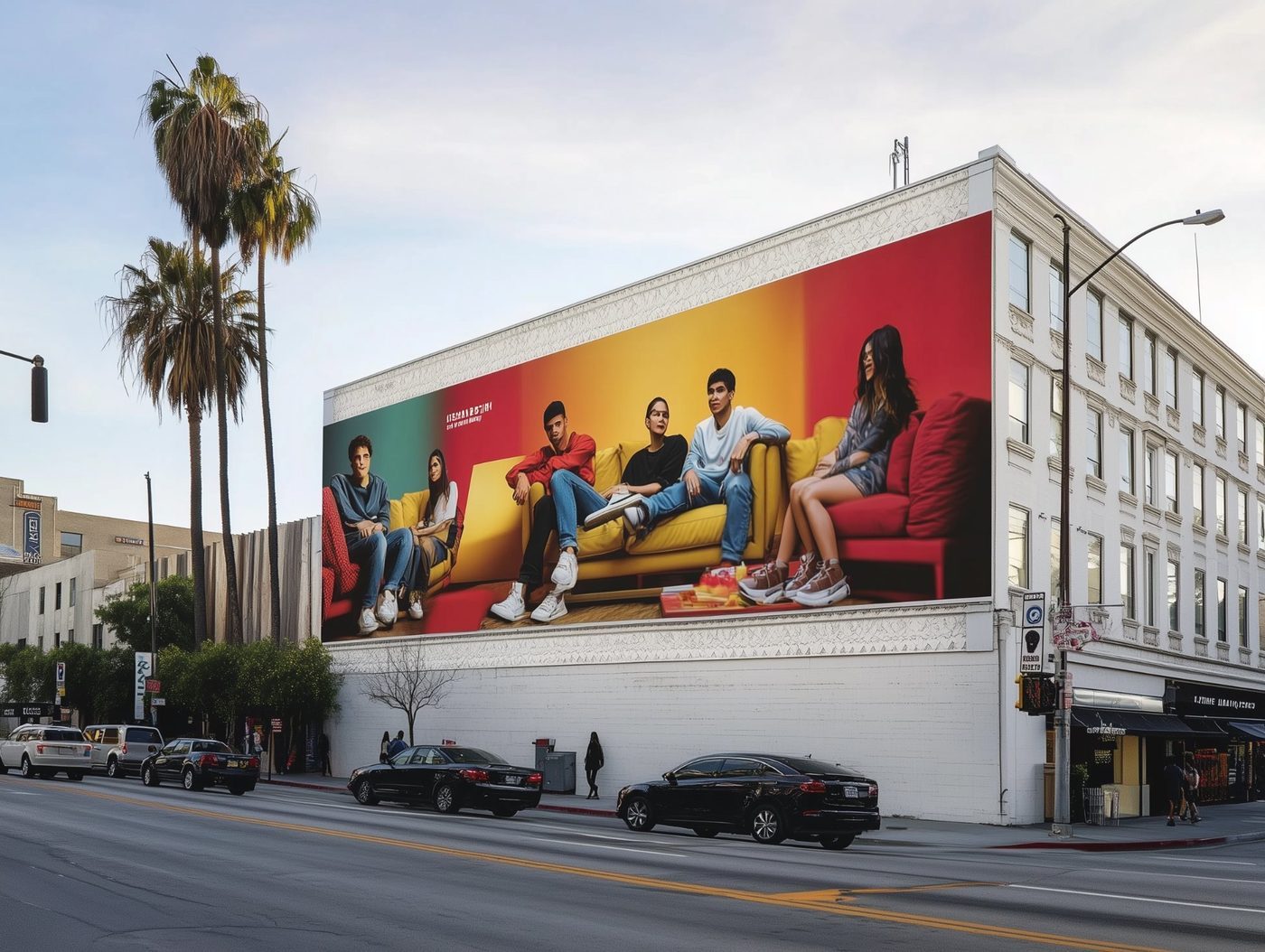 Premium wall advertising space in Los Angeles